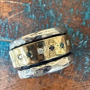 Sundance “Indulgence Spinner Diamond Ring”. New with tags.